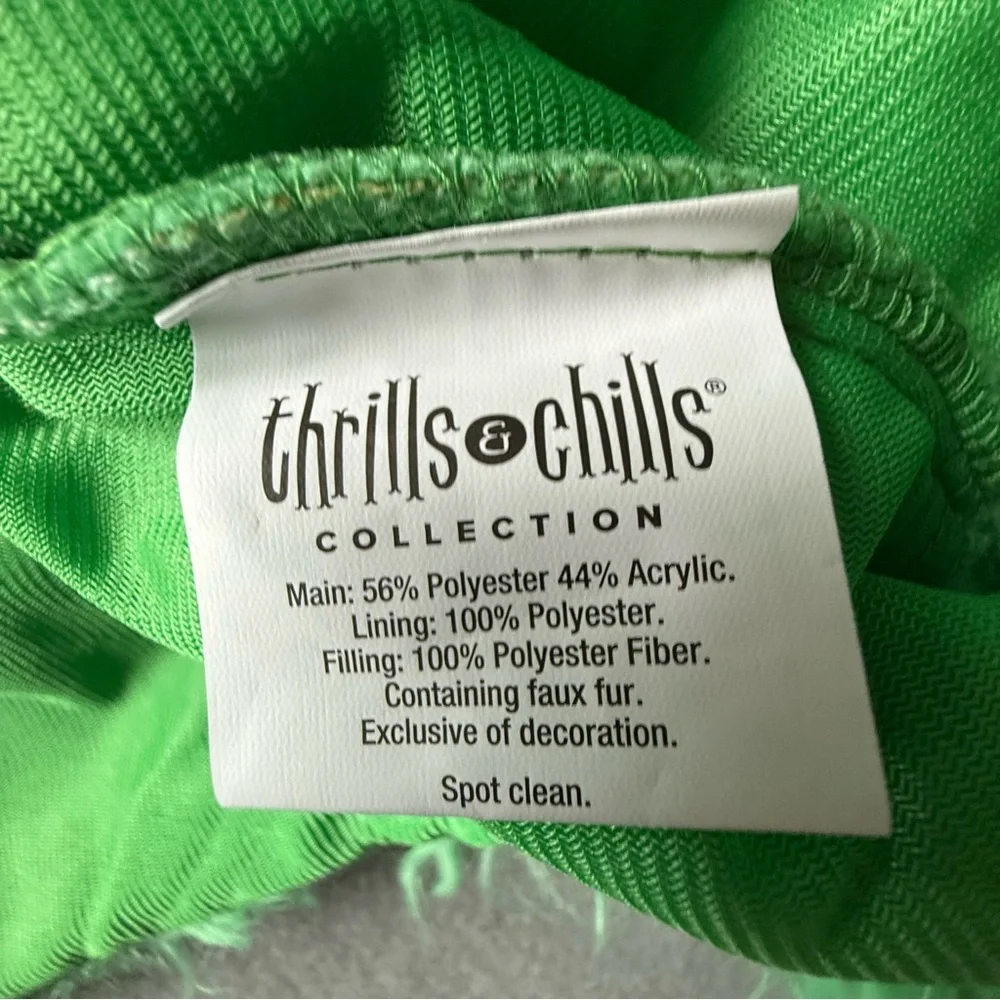 New‎ Green Monster Dog Costume with Horns thrills ands chills collection.